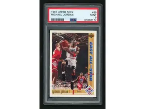 1991 Upper Deck East All Star Michael Jordan #69 PSA 9
