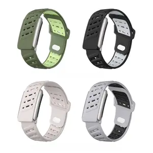 Men's and Women's Breathable Silicone Sports and Leisure Models 5.0 Wristband Strap Suitable for Whoop 5.0 Smart Wristband Watch Accessories Wristband Wearing, Smartwatch Strap, Smart Watch Straps