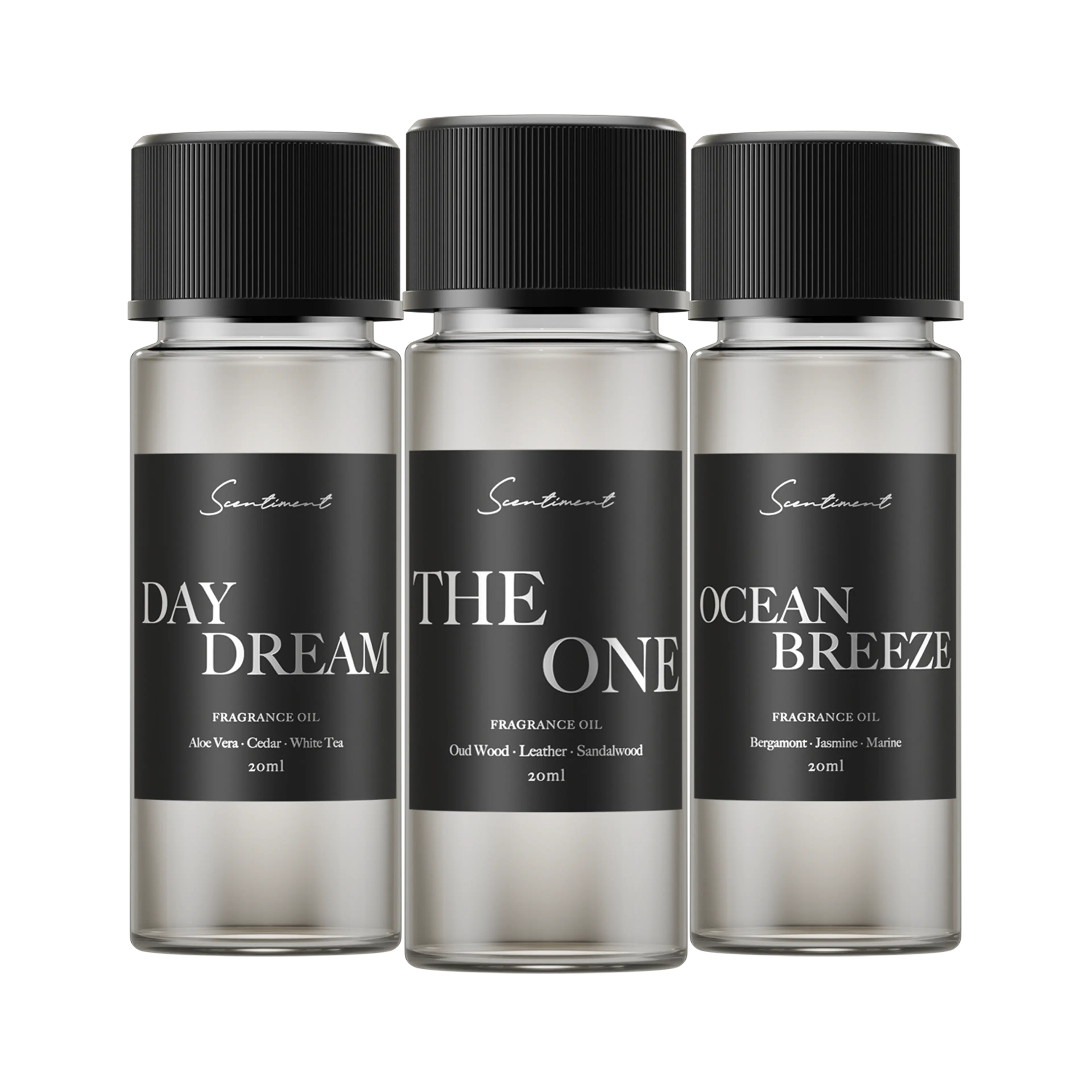 Scentiment Hotel Scents Discovery Set: Sampler Size Diffuser Fragrance Oils Inspired by Iconic Hotels for Home & Travel (20ml)