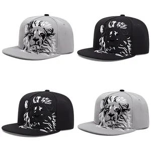 NEW HATS lion Embroidered Hip Hop Unisex Baseball Cap Casual Outing Hat Outdoor Activities Adjustable Snapback Cap