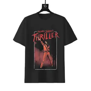 Michael Jackson Thriller Music Video Unisex Cotton Tee Menswear Graphic