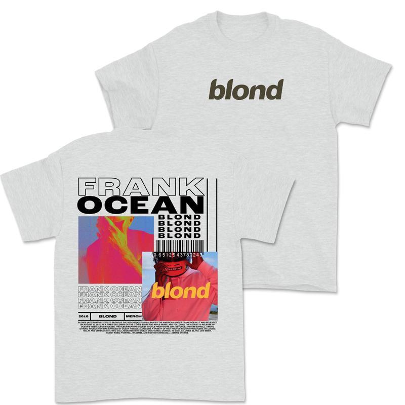 Frank Ocean BLOND Graphic Tee, Unisex Short Sleeve T-shirt, Casual Music Album Shirt for Daily Wear, Stylish Frank Ocean Blond Cover Design Top Womenswear