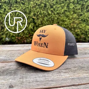 Doc Holiday 'Say When' Snapback Hat - Classic Western Style with Bronze Lettering