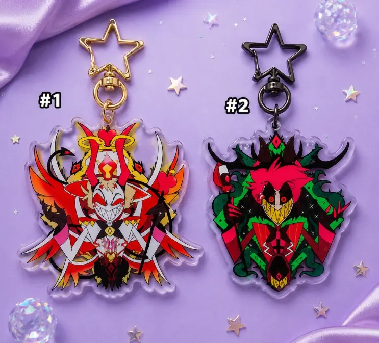 Demon & Demon Keychains Acrylic Keychain-double size