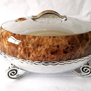 6 Liter Large Capacity Food Container Food Warmer For Party Wedding Family Design Portable With Lid With Lid
