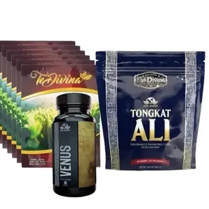 Te Divina Venus Tongkat Ali Kit - Performance Enhancing Combo with 30 Capsules & 14.8 oz Tongkat Ali Powder