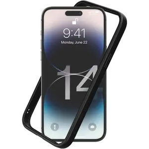 Bumper Case Compatible with [ 14 Pro Max] | CrashGuard NX - Shock Absorbent Slim Design Protective Cover 3.5M / 11ft Drop Protection - Black