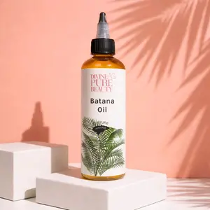 Divine Pure Beauty Batana Herbal Hair Oil - Chemical-Free, Boosts Growth, Fortifies Scalp, Curbs Loss, Strengthens Strands, For Haircare & Scalp Needs, Make Hair Stronger