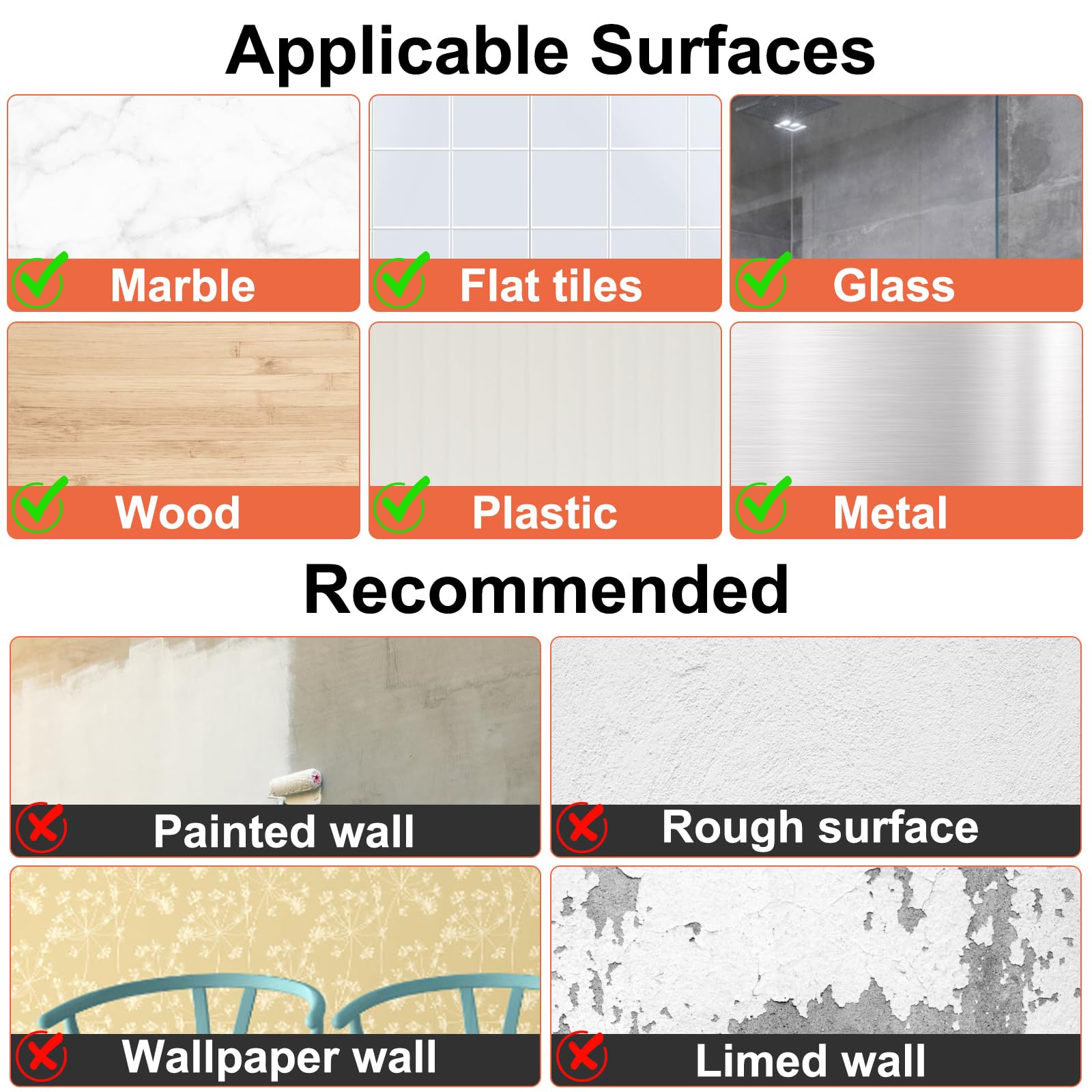 24 Pack Adhesive Heavy Duty Wall Hooks, Towel Coat Hooks Waterproof, Transparent Self Adhesive Sticky Hook for Kitchen Keys Glass Door,No Nail Utility Ceiling Hooks