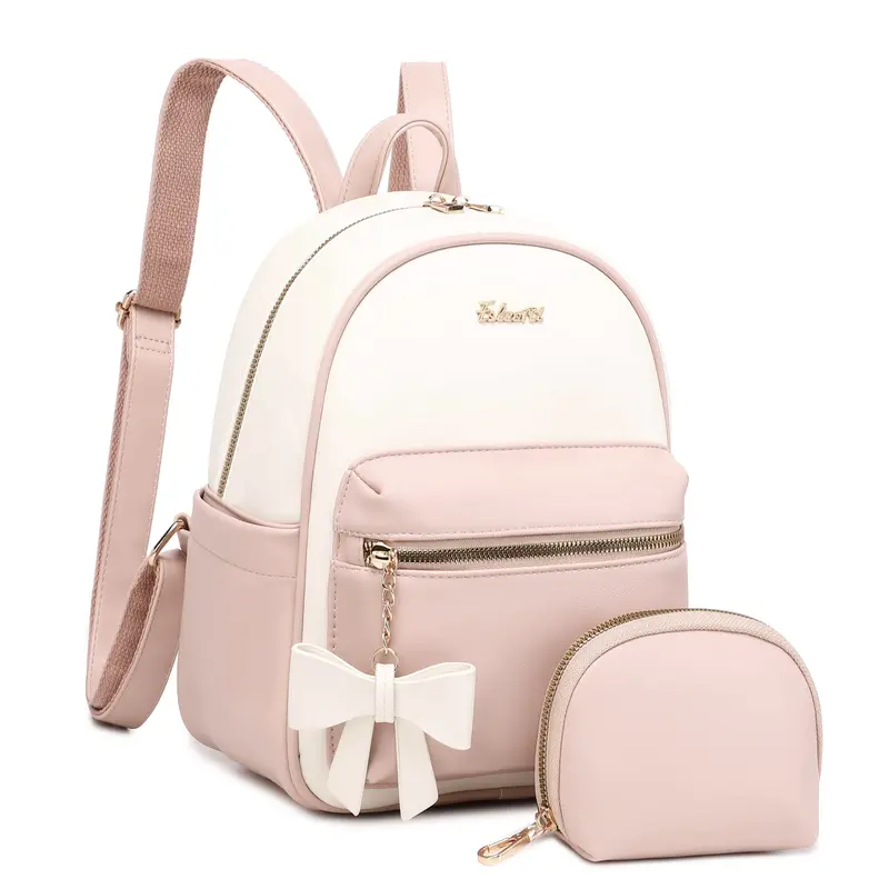 Eslcorri Mini Backpack Purse for Women - Girls Bowknot  display picture 1
