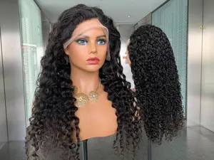 Invisible Drawstring Indian Curly Wig