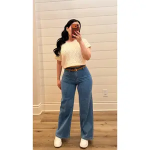High Rise Wide Jeans