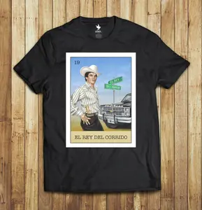 Chalino Sanchez Loteria T-Shirt limited edition El Rey Del Corrido