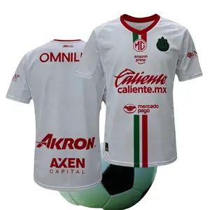 Chivas De Guadalajara White Soccer Jersey – Lightweight Short Sleeve Shirt, Breathable Mexico Fan Apparel