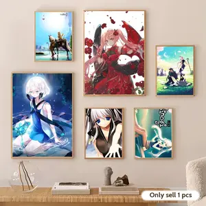 Classic M-Mabinogi Painting Calligraphy Gallery-Quality Canvas Wall Art Poster | Waterproof & Fade-Resistant | Minimalist Unframed Design | Living Room, Bedroom & Office Decor | Multiple Sizes | Holiday gifts