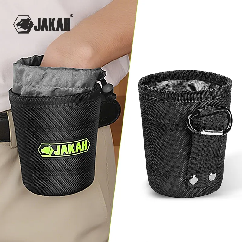 Jakah Tool Pouch, Screws and Nails Tool Pouch Bag, Tool Bag Organizer, Thickened for Wear-Resistance, ldeal for Industrial Tools, Storage Bag Tool Organizing Bag, Tool Organisers JK-106