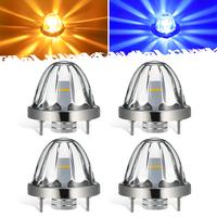 Amber/Blue Light-Clear Lense-4 Piece-No Bracket