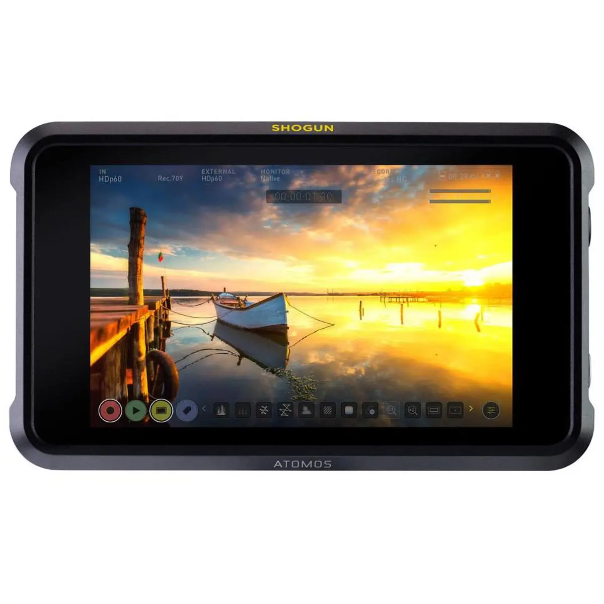 Atomos 7" LCD Shogun HDR Classic Compact Portable Monitor-Recorder-Switcher with Digital Stereo Audio Recording for Cameras & Photography