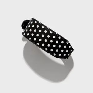Black Polka Dot Weightlifting Belt for Women | Adjustable Gym Belt for Squats & Deadlifts