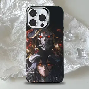 Cartoon A-Albedo O-verlord Cool Style Phone Case For iPhone 17/16/15/14/13/12/11/Pro/ProMax/Plus/17Air,Featuring a Shockproof Matte Back,  Making It an Excellent Gift Choice for Anime Enthusiasts,Christmas And Birthday