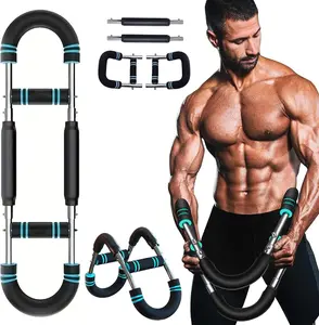 Twister Arm Trainer & Chest Trainer for Men & Women, Chest Exerciser for Men & Women - Upper Body Strength & Home Workout Equipment (U60-100Lbs Kit) Artificial Home Decor