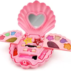 Kids Makeup Kit for Girls, Washable Toy Princess Set, Non-Toxic Safe Pretend Play, Beauty Dress Up Birthday Gifts