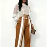 Elegant Tiered Ruffles Flounce Sleeve Sheer Mesh Loose Blouse, Tops for Women, Womenswear