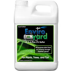 212 MAIN EnviroYard 25GEY Outdoor All-Purpose Fertilizer & Environmentally Friendly Soil Conditioner, 2.5gal Jug with Organic Matter, Nutrient Boost