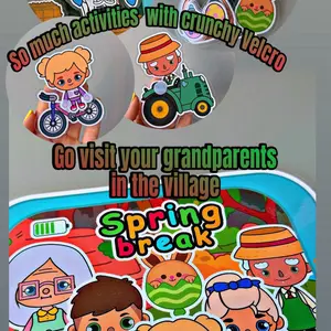 Educational busy book, Toca busy board, picture book