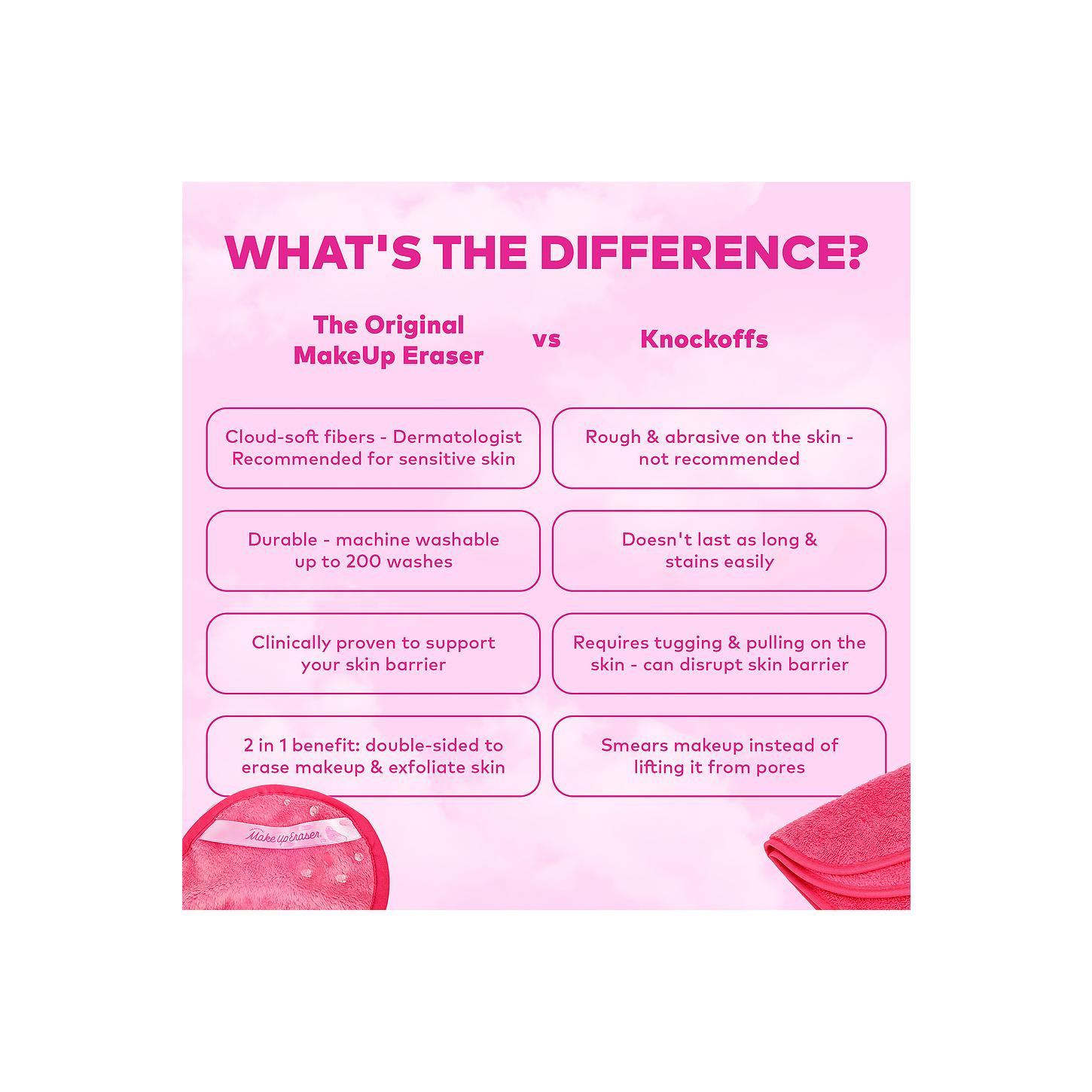 MakeUp Eraser Silver Infused Pro in Pale Pink