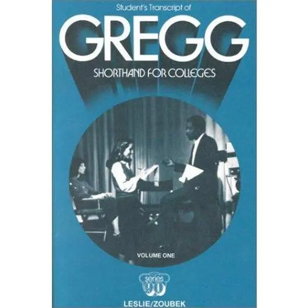 Used Gregg Shorthand for Colleges Series 90 English Textbook - Good, Like New, Student Transcript Focus, by L.A. Leslie, Soft Covers Paperback, 0.87 lbs (Literature & Art Genre)