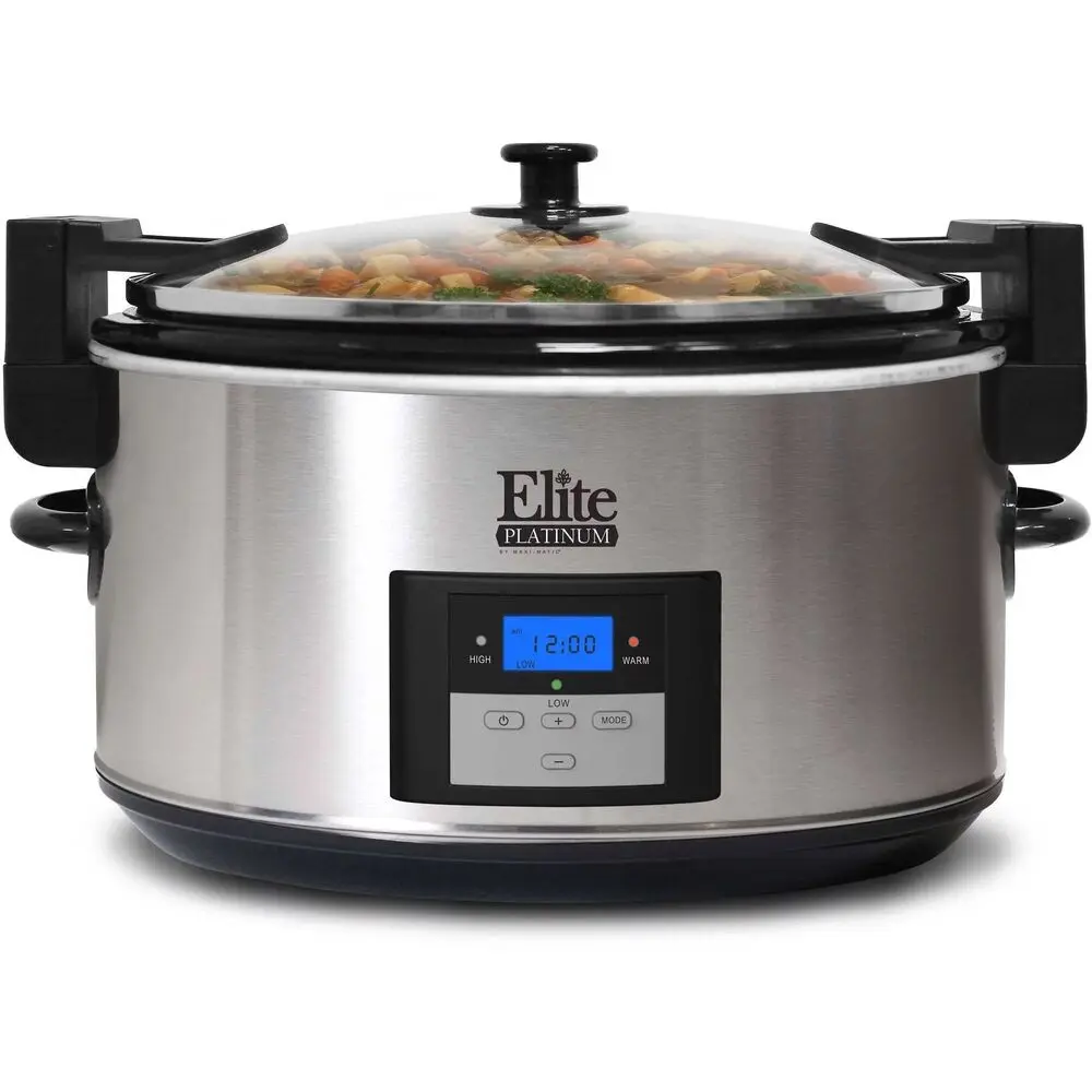 Elite Platinum MST-900VXD Stainless Steel Slow Cooker 8.5qt