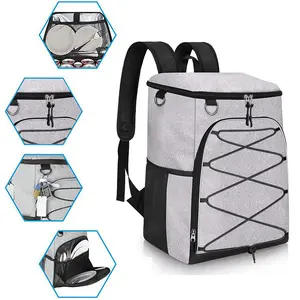 NW1Lbs 45 Cans Large Capacity Insulated Cooler Backpack with Leakproof Soft Thermal Bag for Lunch Picnic Fishing Hiking Park Beach