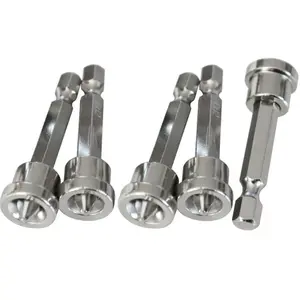 Magnetic Positioning Screwdriver Bit Set, PH2 Screwdriver Drill Bit, Screwdriver Bit Set for Drywall Board Screw Hex Head Positioning Bit