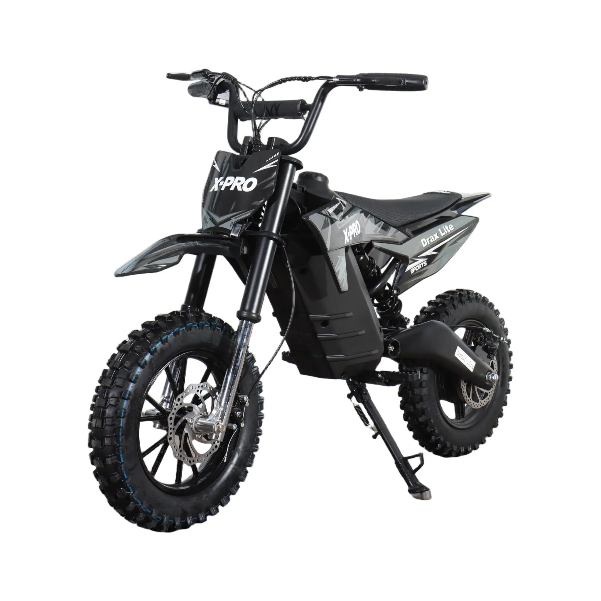 X-PRO Drax Lite 1200W 48V Lithium Electric Dirt Bike for 8+ Youth - 1200W Motor, 3 Parent-Controlled Speed Modes, 10-In Wheels, 24.8” Seat Height, 65.4lb Unisex Off-Road Motorcycle for Trail, Backyard Riding, Trail Riding
