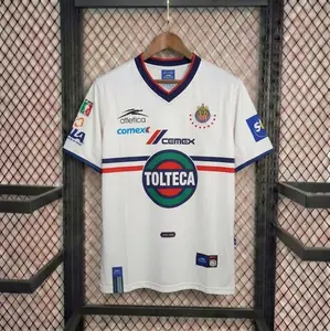 [Hot Jersey] - Chivas Guadalajara 2001-02 Away Soccer Jersey - Full Print Logo