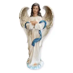 Angel Custodio 14"-22" Inches Tall 251286 Estatua Guardian Angel  Religious Decor Angel de la Guarda para Altar o Nacimiento