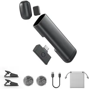Air SE  Mini Microphone for  17/16/15 & Android, 48kHz/24-bit, AI Noise Cancellation, Clip  Content Creator Microphones for Interview YouTube  Podcast Vlogging