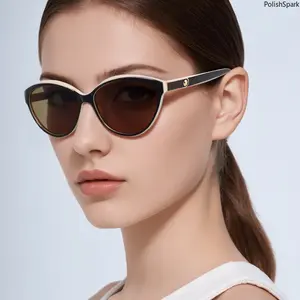 Vintage Cat Eye Sunglasses for Women, Two-Tone UV400 Protection Elegant Fashion Eyewear summervibes