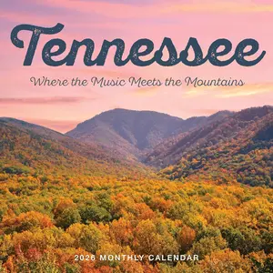Tennessee 2026 Calendar |  Smoky Mountains, Memphis, Chattanooga, TN Parks, Appalachia | TN Travel | Monthly Wall Planner 2026-2027 |  | 12" x 24" Open | Sustainable | Plastic Free | Printed  Thick Art Paper