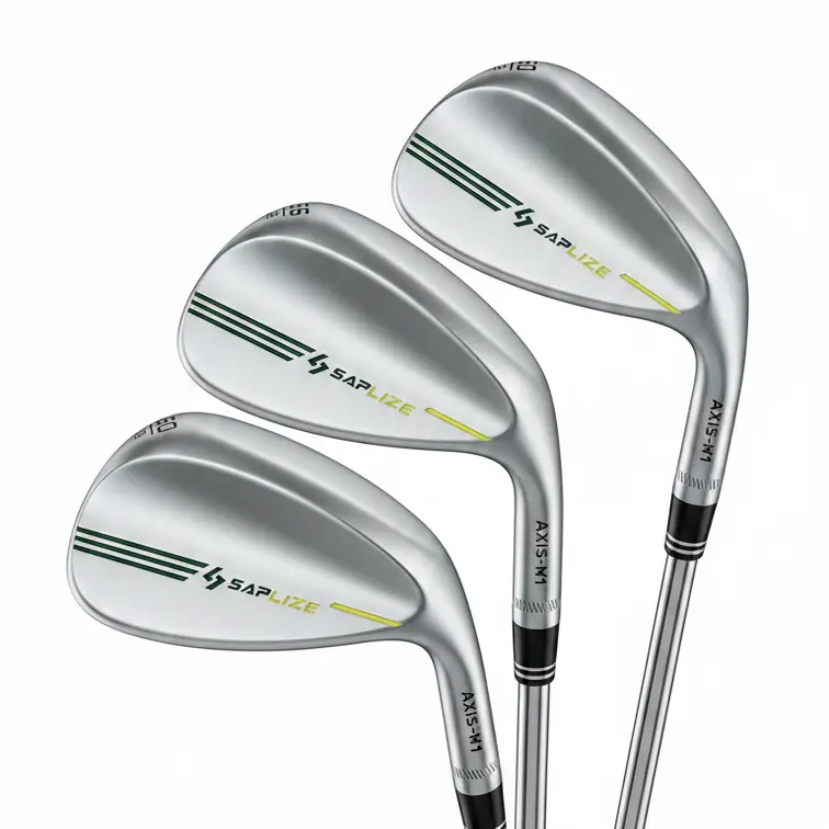 SAPLIZE Golf Wedge Set, 3-Piece 52° 56° 60° Wedges for Men and Women, CNC Milled Face for Spin and Control, High-Forgiveness Design, Right-Handed Golf Club Set