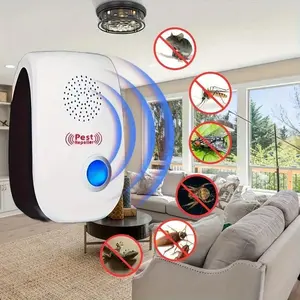 Ultrasonic Pest Control Repeller Plug-In – Electronic Indoor Pest Repellent for Roaches, Ants, Spiders, Mosquitoes & Mice