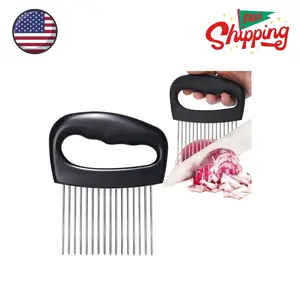 Extra-Large Onion Holder for Slicing, Onion Cutter Vegetable Chopper, Extra-Large Tomato Slicer