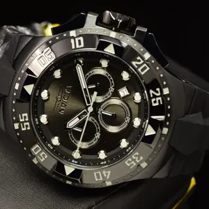 Invicta Men's EXCURSION 50mm Chronograph SS GRAY/BLACK Tone Watch