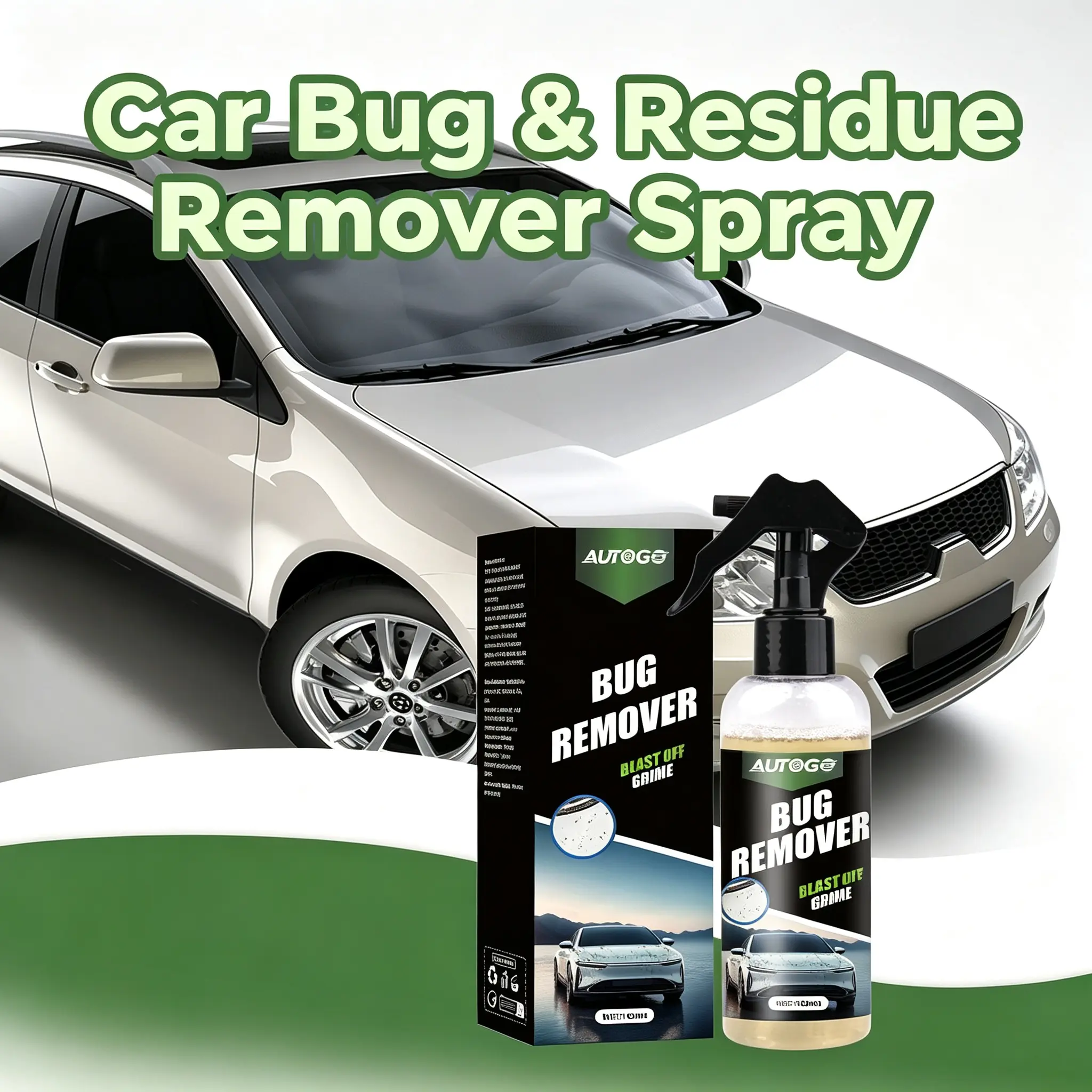 Size: 100ml Glass Cleaner Powerful Stain Remover, Oil Film Remover, Insect Glue Remover, Anti-Freeze, Hydrophobic Glass Cleaner for Cars | Wheel, Tire & Bug Cleaner. Top car cleaning product for brake dust, grime, & more! Perfect for car cleaning kits
