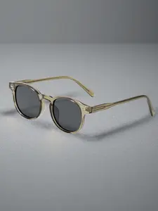 Unisex Casual Round Frame Sunglasses, Tr+tac Lens, All-Seasons Eyewear, Perfect for Travel Beach Music Festivals Weddings Gifts