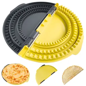 3-in-1 Tortilla Sealer Crimper (10+8+6 Inch) Detachable Tortilla Crimper Maker Large, Portable Kitchen Tool, Make Sealed Quesadillas,Tacos, Burritos, Sandwich & More, BPA-Free, Dishwasher Safe