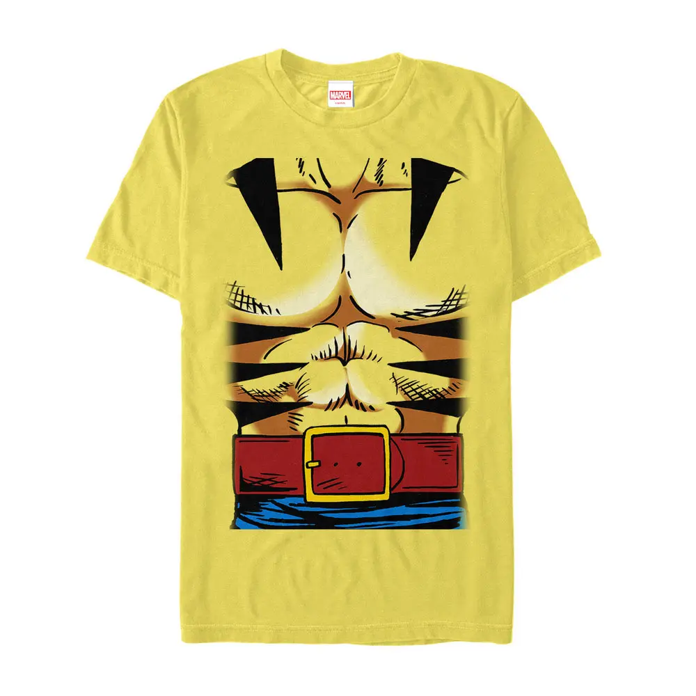 Men's Marvel Halloween X-Men Wolverine Costume T-Shirt