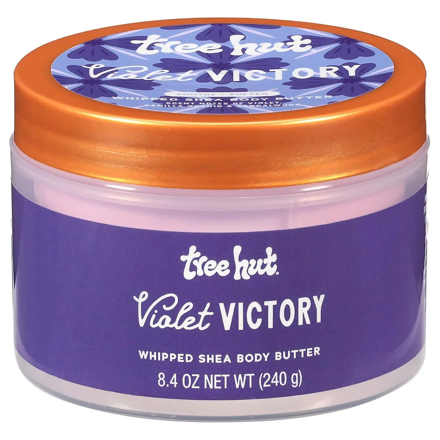 Tree Hut Whipped Shea Body Butter, Violet Victory, 8.4 Oz