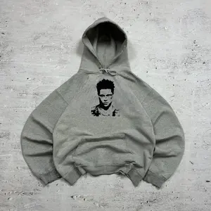 Brand Pitt fight club hoodie movie enthusiast brad Pitt fan Cotton Classic Sweatshirt